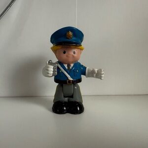 Bendable police little people vintage